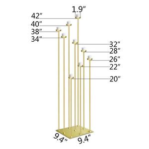 Bougeoirs extra hauts en métal personnalisés Bougeoirs super standard tendance pour la décoration de la maison - Product Image 2