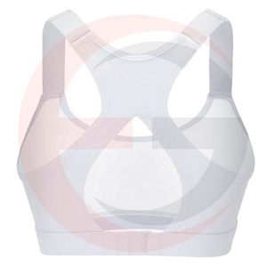 เสื้อชั้นในกีฬาโยคะแบบ Racerback คอวี สำหรับผู้หญิง ขายส่ง รองรับทรงได้ดี เป็นมิตรกับสิ่งแวดล้อม ระบายอากาศได้ดี ผลิตจากผ้าสแปนเด็กซ์/โพลีเอสเตอร์ ดีไซน์ไร้ตะเข็บ - Product Image 6