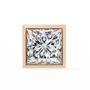 Prix de gros – Boucles d'oreilles clous en or massif 18 carats avec diamant de laboratoire DEF taille princesse de 1,75 carat, certifié IGI, idéales pour un cadeau - Product Image 2