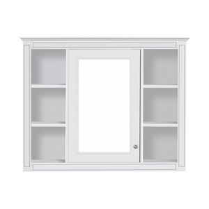 Modern 35 X 27.5 Wall Mounted Medicine Cabinet with Mirror Bathroom Storage Shelves - Product Image 5