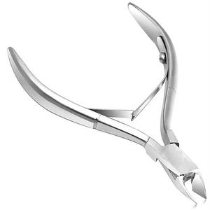 Coupe-ongles en acier inoxydable, lame plate, pointe acérée, durable, ouverture large, style professionnel pour adultes, style simple - Product Image 2