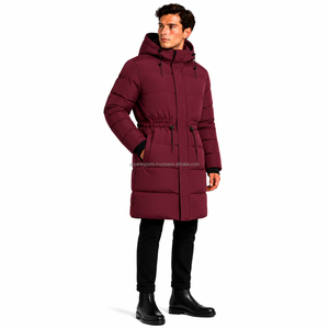 Chaqueta Larga de Invierno para Hombre, Chaqueta Acolchada Gruesa de Primera Calidad, Parka Térmica para Exteriores, Impermeable y Resistente al Viento, Venta al por Mayor - Product Image 3