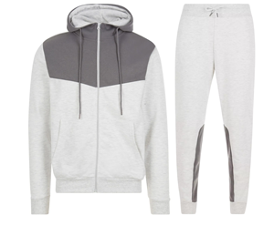 Dual Tone Promotion Ultra Tech Fleece <b>Athletic</b> Zip-Up Hoodie Sweatshirt and Matching Jogger Sweat Pant Set Men Casual Tracksuit - Product Image 4
