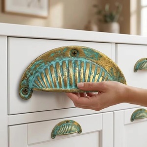 Poignée de meuble ovale industrielle en fonte, écologique, réglable et multifonctionnelle pour armoires de maison et de bureau - Product Image 3