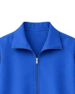 Ensemble de survêtement pour femme bleu royal personnalisé, veste zippée et pantalon de jogging, tenue de sport décontractée en deux pièces, vêtements de sport confortables - Product Image 6