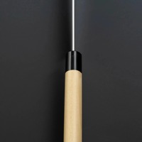 Couteau de chef japonais de style moderne fait main UMAR FAROOQ, lame en acier inoxydable de 9,5 pouces, manche en bois ambidextre, forgé à la main