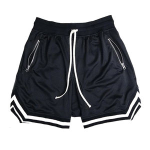 Pantalones Cortos de Baloncesto Personalizados de Malla con Cordón Ajustable al por Mayor - Product Image 1