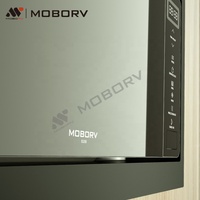 Four à induction et grill combinés MOBORV B20B en acier inoxydable 700W, certifié CE, pour camping-car, caravane, montage encastré