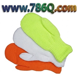 Lined Knit Mitten 276-White 476 Yellow 676-Orang Tactical Full Hand <b>Gloves</b> - Product Image 1