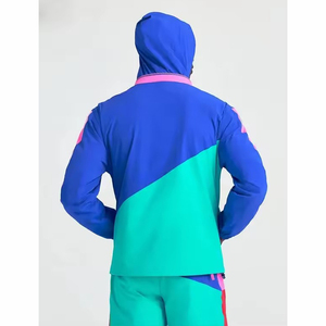 Chaqueta Deportiva Cortavientos con Bloques de Color, Diseño Personalizado, MOQ Bajo, Transpirable, Ligera, de Secado Rápido, en Stock - Product Image 6