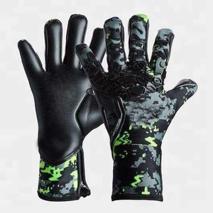 Gants de gardien de but professionnels personnalisés de haute qualité en cuir protecteur pour le football et le soccer - Product Image 6