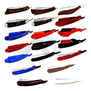 All-in-One Luxury Shaving Barber <b>Men</b> Cut Throat Shaving Salon Shavette All Types Barber Shaving Razors Manufacturer OEM Logo - Product Image 5