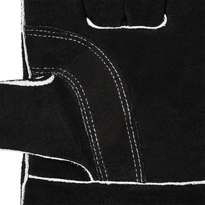 Gants de soudage TIG en cuir de chèvre noir de qualité supérieure, nouveau design, logo personnalisé, résistants à l'huile et à l'eau - Product Image 6