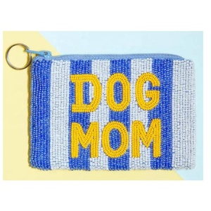 Monedero Pequeño con Cuentas y Patrón de Letras, Cierre de Cremallera, Bolsa Bordada a Mano para Llaves, Efectivo, Tarjetas, Maquillaje, Uso Multipropósito, Lujoso y Bonito - Product Image 1