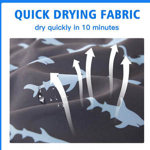 Shorts de Baño para Hombre de Secado Rápido, Transpirables, Ligeros y Elegantes, con Cierre de Cordón, 100% Poliéster, para la Playa - Product Image 3