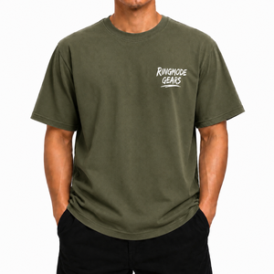Camiseta de Algodón para Hombre, Personalizada con Serigrafía, Tejida, Ultra Suave, Cuello Redondo, Corte Cuadrado, Hombros Caídos, Talla Grande - Product Image 1