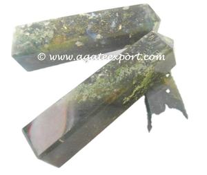 Venta al por mayor Natural de Sunstone Punto de cristal de cuarzo punto varita torre de curación - Product Image 6