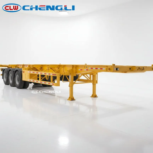 <span class=keywords><strong>Semirremolque</strong></span> <span class=keywords><strong>de</strong></span> Plataforma Plana <span class=keywords><strong>de</strong></span> 30 Toneladas para Trabajo Pesado con Bloqueo <span class=keywords><strong>de</strong></span> Contenedores, para Operaciones Portuarias y Transporte <span class=keywords><strong>de</strong></span> Contenedores - Product Image 4