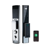 Serrure de porte intelligente Ankang avec identification antivol, carte mémoire, déverrouillage multi-méthodes (empreinte digitale/mot de passe/carte/clé) et application mobile