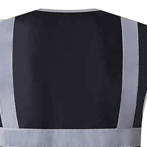 Chaleco de Seguridad Reflectante de Alta Visibilidad, Impermeable, ANSI CLASE 2, con Cremallera, Logotipo Personalizado, Bolsillos de Poliéster para Construcción, Venta al Por Mayor - Product Image 5