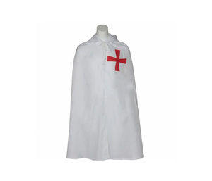 Manteau à capuche avec croix cérémonielle des Templiers, plusieurs couleurs - Product Image 4