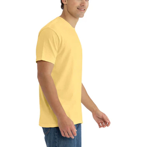 Camisetas de Cuello Redondo para Hombre, Mezcla de Algodón, Deportivas, de Manga Corta, para Gimnasio, Verano, Cómodas, Suaves y Elegantes, en Oferta - Product Image 3