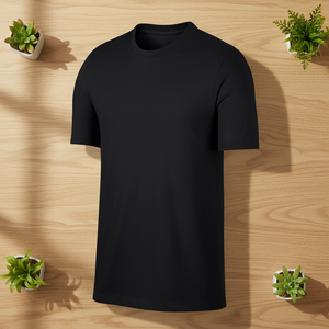 เสื้อยืดคอกลมผ้าฝ้ายแท้ทรงโอเวอร์ไซส์แฟชั่นลำลองรักษ์โลก ขายส่ง รับสกรีนโลโก้ด้วยความร้อน สำหรับใส่ทุกวัน - Product Image 5