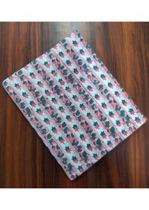 Nouveauté : Sac en coton indien Sanganeri, imprimé floral artisanal, écologique, séchage rapide, poids moyen, collection Boh Creation - Product Image 4