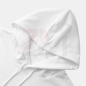 Sweat-shirts réfléchissants blancs unis avec motifs pour hommes, impression de logo personnalisée, sweat-shirt-couverture universel, commande en gros - Product Image 3