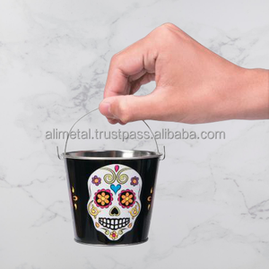 ถังดอกไม้ฮาโลวีนตกแต่งรายการโฟกัสสำหรับการปรับแต่งสวนและเด็ก - Product Image 4