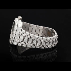 Reloj Inteligente de Lujo con Pantalla Analógica, Exportación Directa de Fábrica, para Hombre y Mujer, con Diamantes Moissanite de Claridad VVS, Estilo Antiguo - Product Image 2