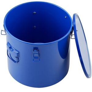 Contenitore per Olio da 10 Galloni per Cucine Commerciali, in Acciaio al Carbonio, con Rivestimento Antiruggine, per Smaltimento Olio e Grasso - Product Image 1