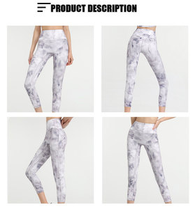 High Waist Workout <b>Tights</b> Sports Gym Yoga Pants Leggings for Women Fitness Lift Sport Soft Wholesale - Product Image 4