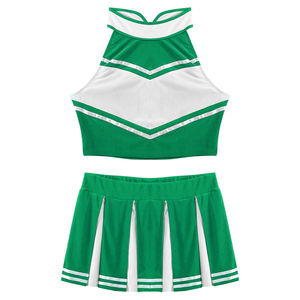 Tenues de pom-pom girl professionnelles pour femmes, imprimées avec logo, haute performance, dernier design, ensembles en polyester de qualité supérieure - Product Image 1