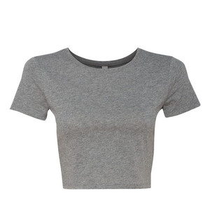 เสื้อครอปท็อปผู้หญิงคุณภาพสูงสไตล์วินเทจ ผ้าฝ้าย เซ็กซี่ เหมาะสำหรับโยคะ ฟิตเนส ทรงเข้ารูป แห้งเร็ว ระบายอากาศดี แขนสั้น - Product Image 3
