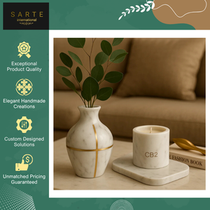 Vase à fleurs en céramique de luxe, style antique, artisanal et écologique, élégant et moderne, pour la décoration intérieure - Product Image 5
