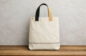 Custom Logo <b>Canvas</b> <b>Tote</b> Bag for Shopping with Elegant Logo Printing Medium Size Hand Length Handle Gift Bag Pockets - Product Image 4