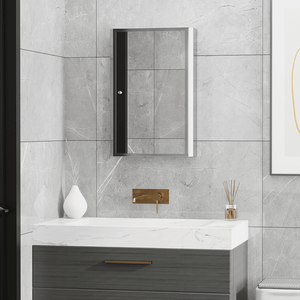 Mobile bagno moderno in legno massello stile americano con lavabo integrato - Product Image 6