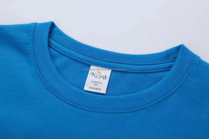 13 couleurs mode hommes et femmes col rond lâche manches courtes peut être personnalisé logo - Product Image 4