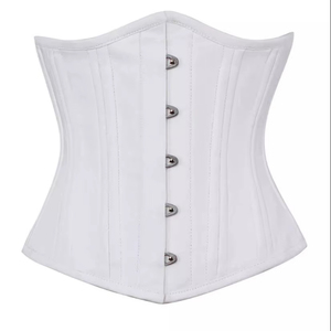 Women's Plus Size Training <b>Corset</b> Bodysuit Breathable Bustier Top Shaper PU Leather Eco-Friendly Firm Control Body Trainer for - Product Image 1