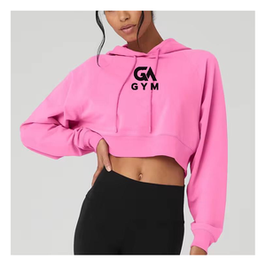 Nueva Sudadera Corta con Capucha para Mujer GYM ACTIVE, Transpirable, de Secado Rápido, Ecológica, de Manga Larga - Product Image 1