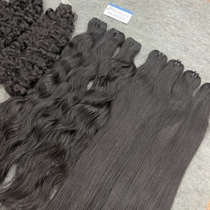 Meilleur fournisseur de tissages de cheveux ondulés naturels noirs, extensions de cheveux à trame machine de haute qualité, prêts à être expédiés - Product Image 5