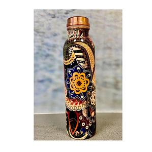 Wholesale Supply Durable Eco-Friendly Copper <b>Water</b> <b>Bottle</b> <b>Large</b> Capacity Portable Design for Healthy Drinking Ayurveda Benefits - Product Image 2