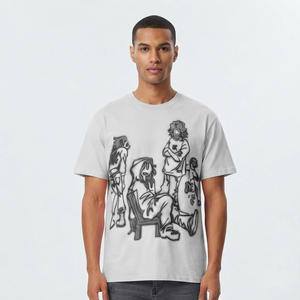 Custom Printed 100% Cotton Top Quality Plain Short Sleeve Eco-Friendly Breathable Loose Fit Mens T-Shirt - Product Image 4