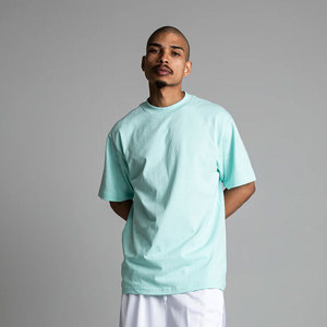 T-shirt respirant coupe ample 7,5 oz, sérigraphié, épais, avec étiquette de marque en gros, emballage en polybag personnalisé - Product Image 5