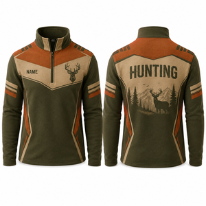 Veste Softshell de Chasse pour Homme à Manches Longues Imprimée Respirante pour l'Extérieur en Polyester Doublé pour l'Automne - Product Image 1