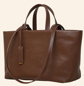 Premium Leather <b>Tote</b> Bag for Women – Fashionable Luxury Carry Handbag Slightly More Premium Feel - Product Image 3