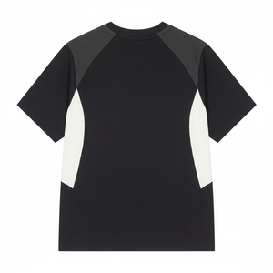 Men's Black <b>Raglan</b> <b>Sleeve</b> Sporty <b>T</b>-<b>Shirt</b> Polyester/Cotton Knitted Breathable Oversized O-Neck Eco-Friendly Quick Dry - Product Image 1
