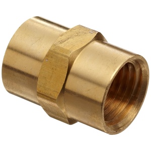 Raccord en laiton robuste, finition dorée polie, qualité industrielle, durable, résistant à la corrosion, raccord de tuyauterie - Product Image 3