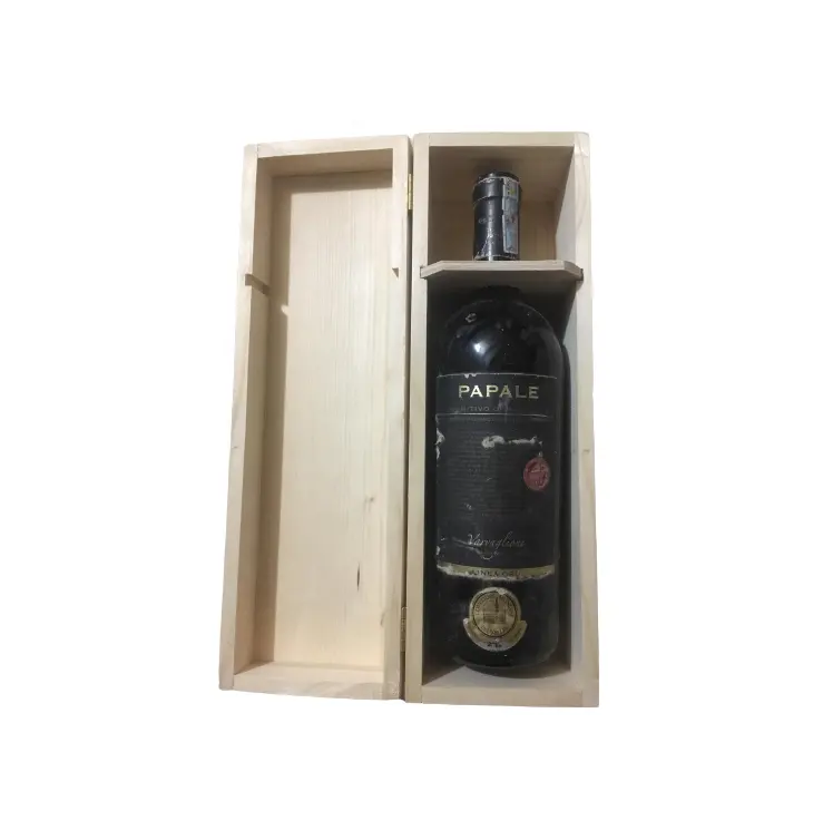 Fabricação de caixa de madeira para armazenamento de vinho/caixa de madeira vintage com tampa/caixa de madeira de pinho artesanal para embalagem personalizada